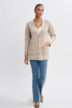 Elie Tahari Tops & Sweaters-Boucle Merino Cardigan