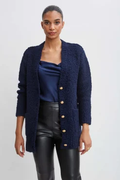 Elie Tahari Tops & Sweaters-Boucle Merino Cardigan