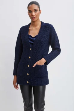 Elie Tahari Tops & Sweaters-Boucle Merino Cardigan