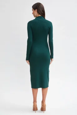 Elie Tahari Dresses & Jumpsuits|Long Sleeve Dresses-Button Sweater Dress