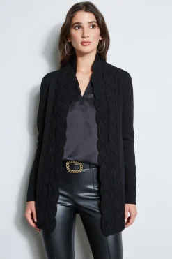 Elie Tahari Tops & Sweaters-Cable Cardigan