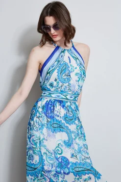 Elie Tahari Midi Dresses|Dresses & Jumpsuits-Calypso Halter Dress