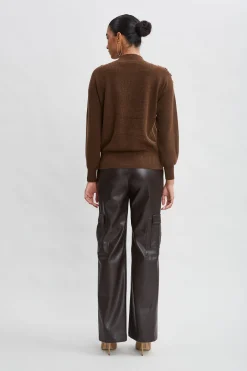 Elie Tahari Tops & Sweaters-Cashmere Button Sweater