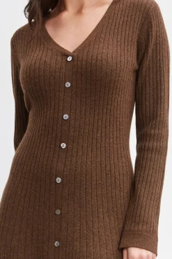 Elie Tahari Dresses & Jumpsuits|Long Sleeve Dresses-Cashmere Fit & Flare Dress