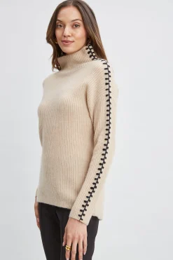 Elie Tahari Tops & Sweaters-Cashmere Whipstitch Sweater