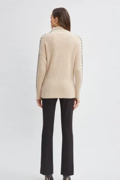 Elie Tahari Tops & Sweaters-Cashmere Whipstitch Sweater