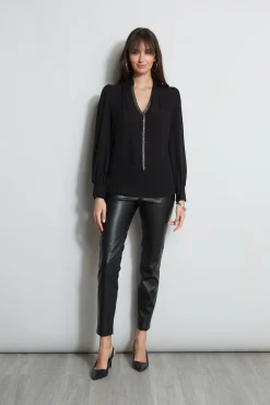 Elie Tahari Tops & Sweaters-Chain Collar Shirt