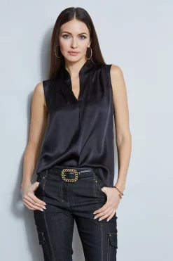 Elie Tahari Tops & Sweaters-Contour Silk Satin Shirt
