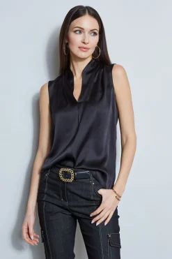 Elie Tahari Tops & Sweaters-Contour Silk Satin Shirt