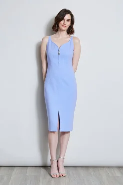 Elie Tahari Dresses & Jumpsuits|Midi Dresses-Contour Zip Dress