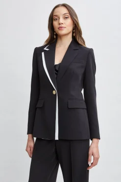 Elie Tahari Jackets & Blazers|Suiting-Contrast Trim Blazer