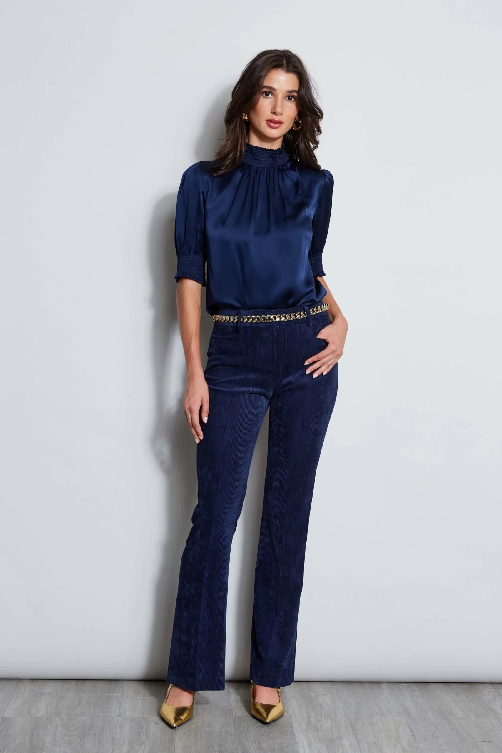 Elie Tahari Bottoms|Suiting-Corduroy Fit & Flare Pant