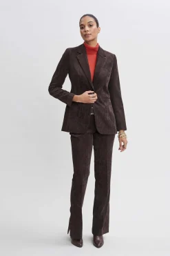 Elie Tahari Bottoms|Suiting-Corduroy Fit & Flare Pant