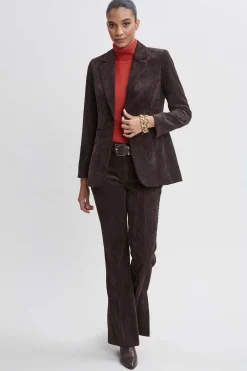 Elie Tahari Jackets & Blazers|Suiting-Corduroy Single Button Blazer
