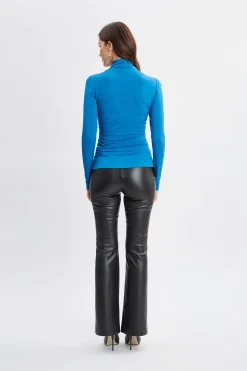 Elie Tahari Tops & Sweaters-Crossover Ruched Knit