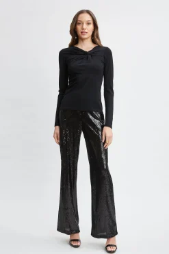 Elie Tahari Tops & Sweaters-Crystal Knot Wool Sweater