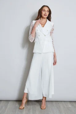 Elie Tahari Jackets & Blazers-Double Breasted Lace Blazer