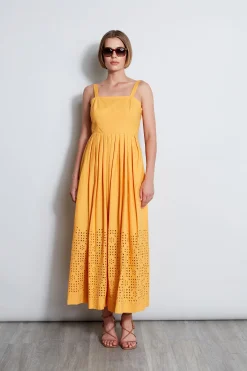 Elie Tahari Dresses & Jumpsuits|Sleeveless Dresses-Embroidered Maxi Dress