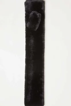 Elie Tahari Fragrance|Gloves-Faux Fur Pull Through Scarf