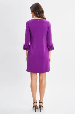 Elie Tahari Dresses & Jumpsuits-Flower Sleeve Shift Dress