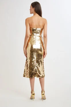 Elie Tahari Dresses & Jumpsuits|Midi Dresses-Graduated Sequin Dress