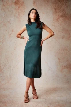 Elie Tahari Dresses & Jumpsuits|Sleeveless Dresses-Knit Midi Dress