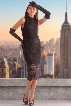 Elie Tahari Fragrance|Gloves-Leather Opera Gloves