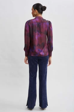 Elie Tahari Tops & Sweaters-Marble Button Down Shirt