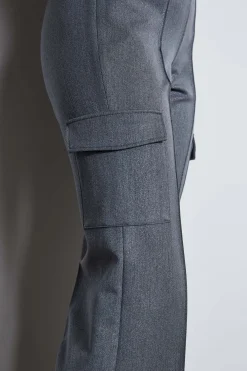 Elie Tahari Bottoms|Suiting-Metallic Cargo Pant