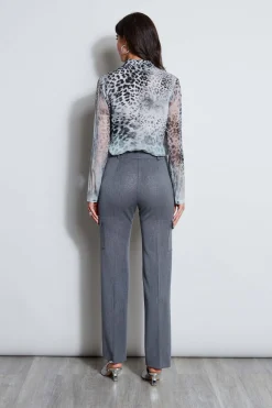 Elie Tahari Bottoms|Suiting-Metallic Cargo Pant