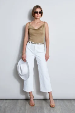 Elie Tahari Tops & Sweaters-Metallic Knit Cami