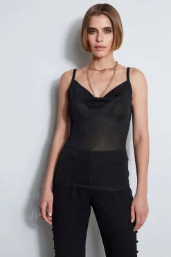 Elie Tahari Tops & Sweaters|Suiting-Metallic Knit Cami