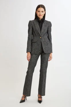 Elie Tahari Suiting|Jackets & Blazers-Metallic Tweed Blazer