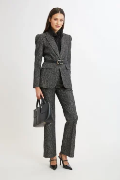 Elie Tahari Suiting|Jackets & Blazers-Metallic Tweed Blazer