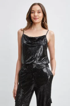 Elie Tahari Tops & Sweaters-Pave Sequin Cami