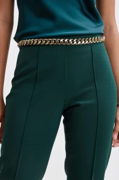 Elie Tahari Bottoms|Suiting-Pintuck Slim Pant