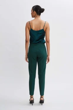 Elie Tahari Bottoms|Suiting-Pintuck Slim Pant