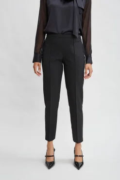 Elie Tahari Bottoms|Suiting-Pintuck Slim Pant