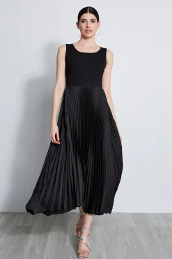 Elie Tahari Dresses & Jumpsuits|Sleeveless Dresses-Pleated Midi Dress