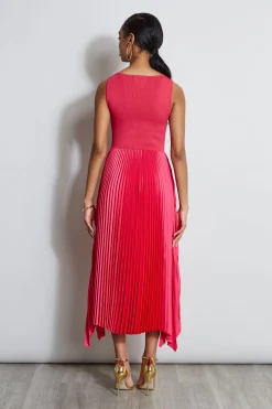 Elie Tahari Dresses & Jumpsuits|Midi Dresses-Pleated Midi Dress
