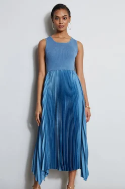 Elie Tahari Dresses & Jumpsuits|Midi Dresses-Pleated Midi Dress
