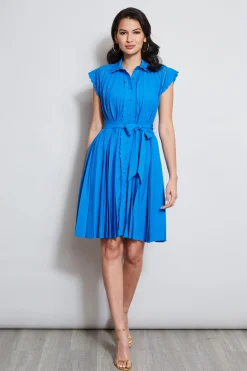 Elie Tahari Dresses & Jumpsuits-Pleated Scallop Dress