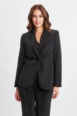 Elie Tahari Jackets & Blazers|Suiting-Rhinestone Embellished Blazer