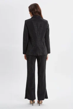 Elie Tahari Jackets & Blazers|Suiting-Rhinestone Embellished Blazer