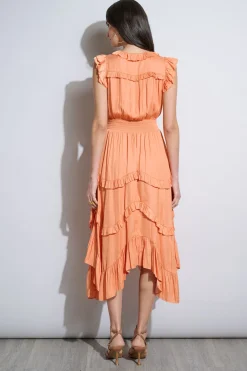 Elie Tahari Dresses & Jumpsuits|Midi Dresses-Ruffle Midi Dress