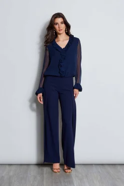 Elie Tahari Tops & Sweaters|Suiting-Ruffle Silk Shirt