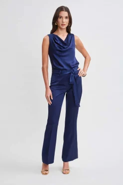 Elie Tahari Tops & Sweaters-Satin Cowl Top