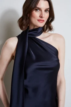 Elie Tahari Dresses & Jumpsuits|Short Dresses-Satin Scarf Dress