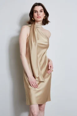 Elie Tahari Dresses & Jumpsuits|Short Dresses-Satin Scarf Dress