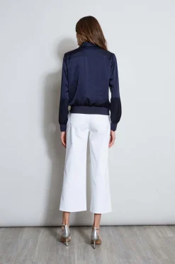 Elie Tahari Jackets & Blazers-Satin Utility Pocket Jacket